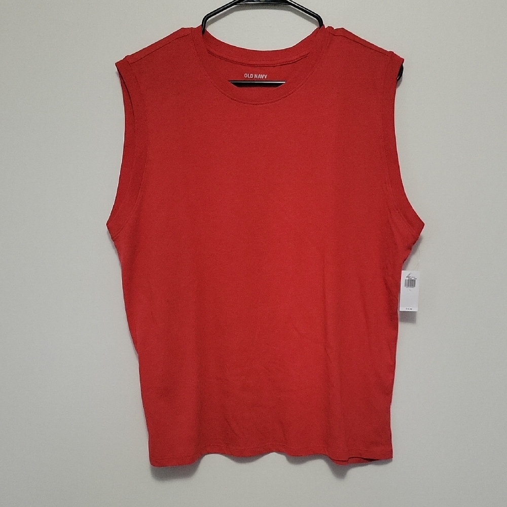 Old Navy Red Sleeveless Tank Top NWT Womens Size Large